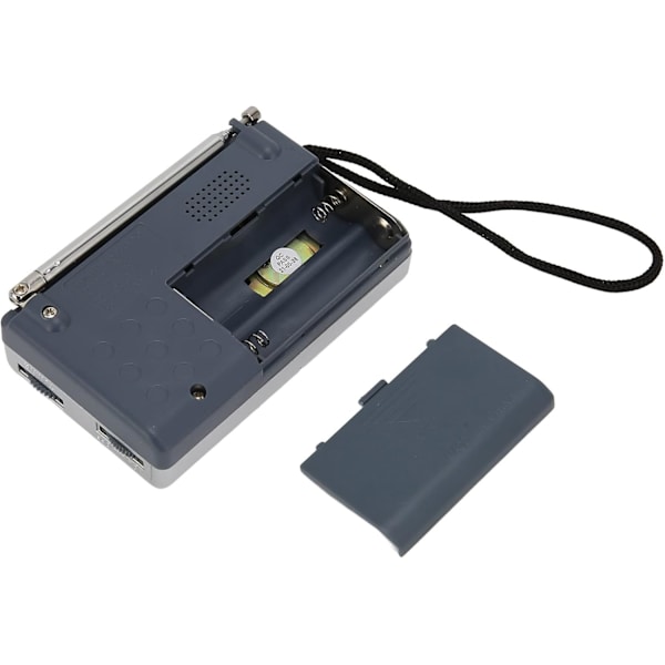 Bärbar radio, AM FM transistorradio med stor högtalare, batteridriven transistorradio, passar för seniorer och hem