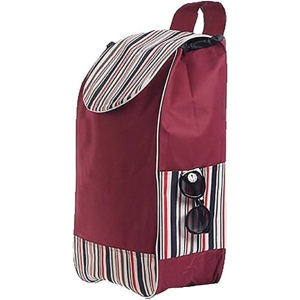 Shoppingkassar, Bärbar hopfällbar ersättningsväska Vattentät 40L Oxford Canvas Shoppingvagn Reservväska, Återanvändbar reservväska