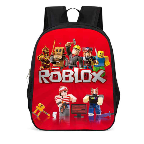 3D Roblox skolryggsäck skolväska barn pojke flicka Pattern 5