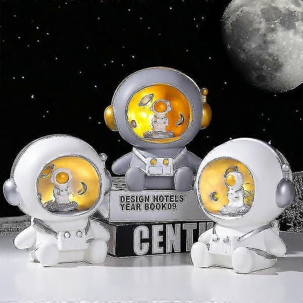 Astronaut nattlys Kreativ bursdagsgave Spargris for gutter