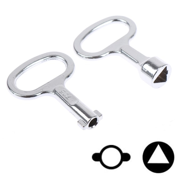 2 stk panelnøkkel Universal Triangle/Socket Elektrisk skap