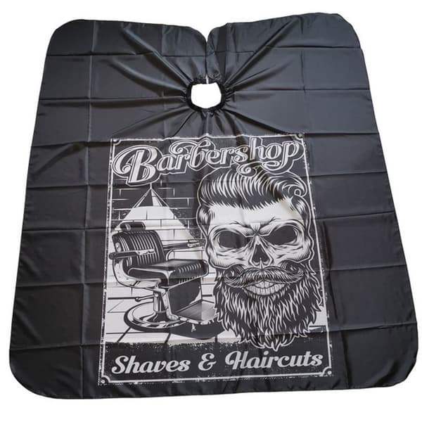 Frisørforklæde Barberforklæde Forklæde 155x144cm