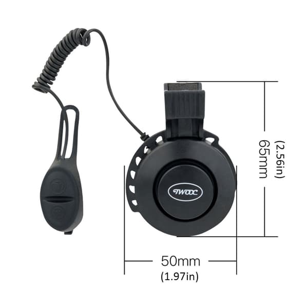 Elektrisk cykelklocka, cykelhorn USB-laddningsbart