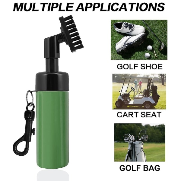 Rengøringsbørste Golf Rengøringsbørste, Hård Nylon Golfbørste, Golf Tilbehør Green