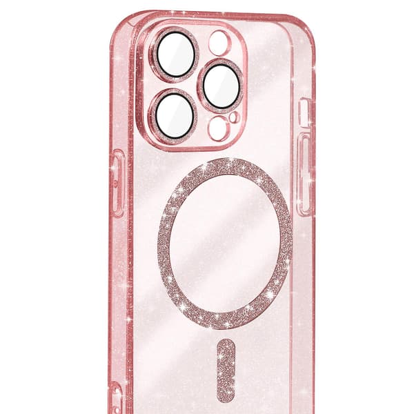 Cover til iPhone 15 Pro MagSafe Glitter