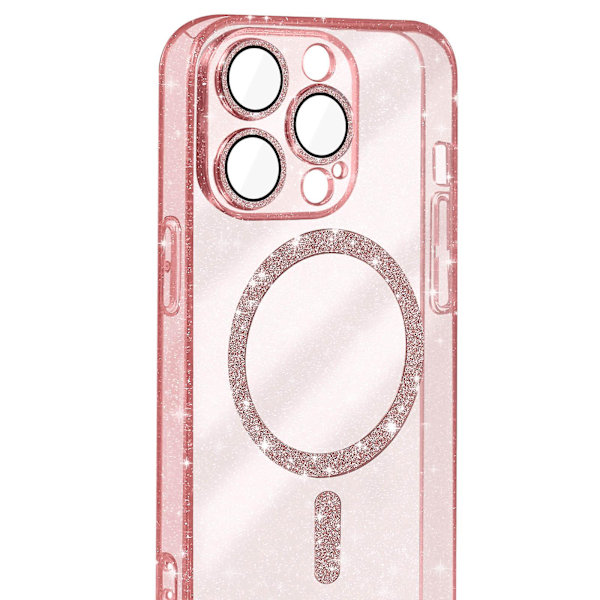 Skal för iPhone 15 Pro MagSafe Glitter
