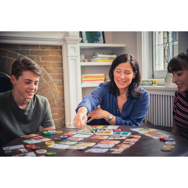 Bemästra konsten av rikedom och prestige! - Fängslande pärlpusselstrategispel för barn och vuxna, 2-4 spelare, 30 minuters speltid Basic Mini Version