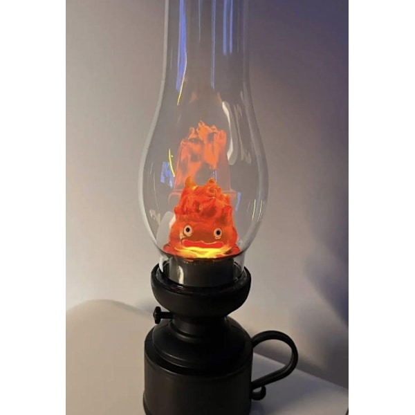 Cassifa night light bedroom sleep light kerosene candle atmosphere light candlestick flame night light bedside ornaments lamp