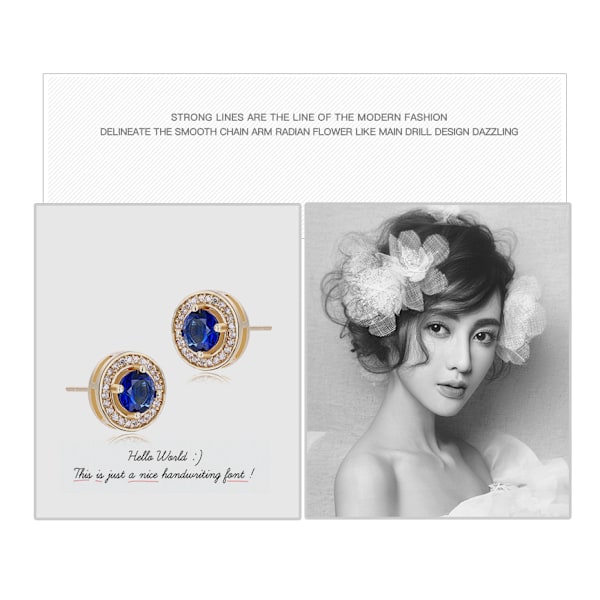 Stjärnklar himmel runda örhängen, zirkonörhängen för män, nya modeörhängen, kreativa smycken, gåvor Golden red diamond