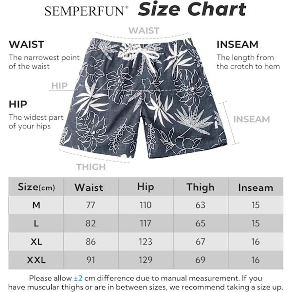 Uimahousut miehille, nopeasti kuivuvat miesten uimahousut, hengittävät boardshorts miehille ja pojille, miesten uimahousut ja -shortsit, verkkokankaisella vuorilla ja taskuilla Tropical Black XL