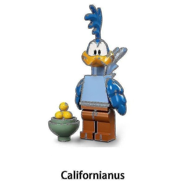 12 stk. Tegneserie Byggekloss Dukker Bugs Bunny Daffy Duck Montering Minifigur Barnas Monteringsleker