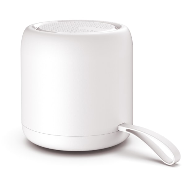 Bluetooth-högtalare, Bärbar Mini Trådlös Högtalare Bluetooth 5.0 Utomhushögtalare med HD Stereo HiFi Bas, 1200mAh Batteri för Dusch, Resa, Sport white
