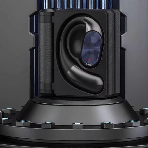 Ac530 langattomat Bluetooth-kuulokkeet korvakoukulla, musta musta Black