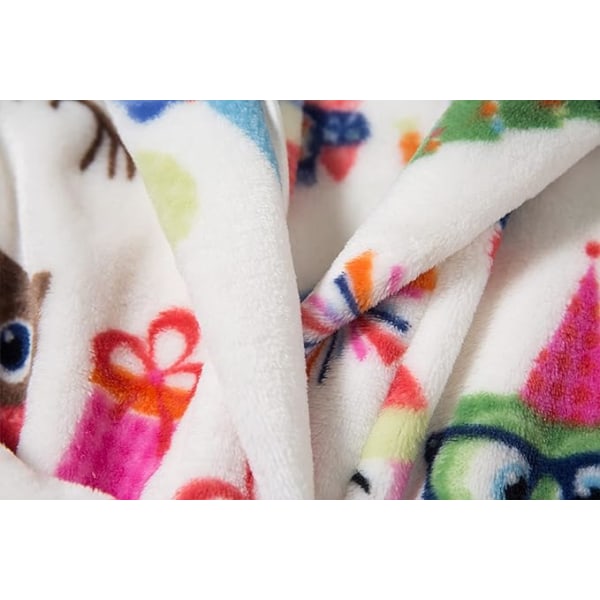 Uggla Vuxen Pojkar Flickor Mjuk pyjamas för toddler med luva (130-140) cm 130-140