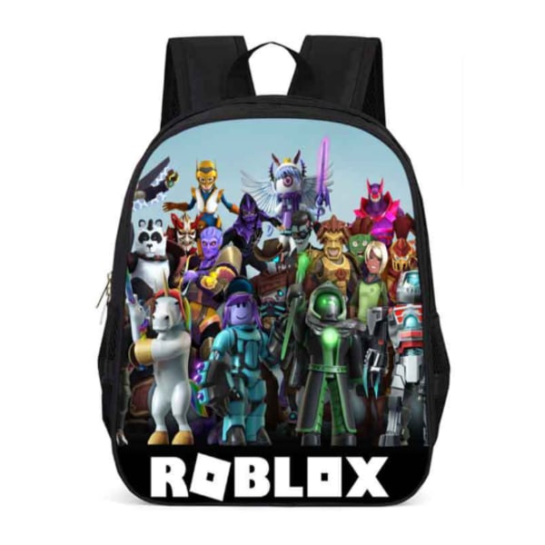 3D Roblox skolryggsäck skolväska barn pojke flicka Pattern 6
