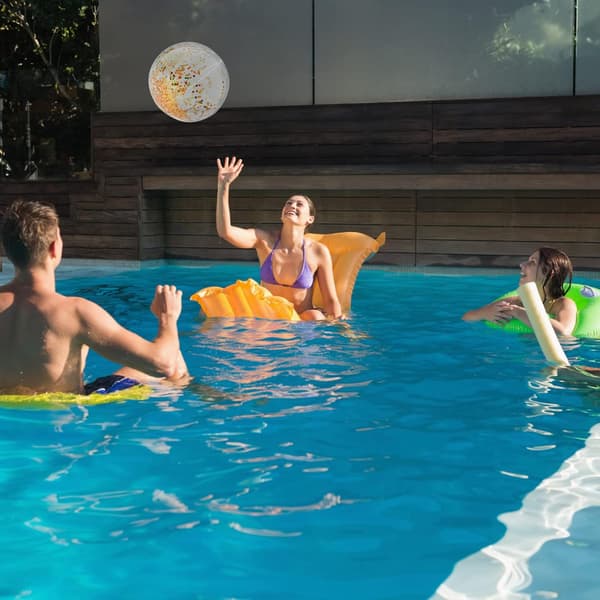 St Inflatable Beach Ball Glitter Beach Balls Konfetti Beach Balls Bulk Paljett Beach Balls.