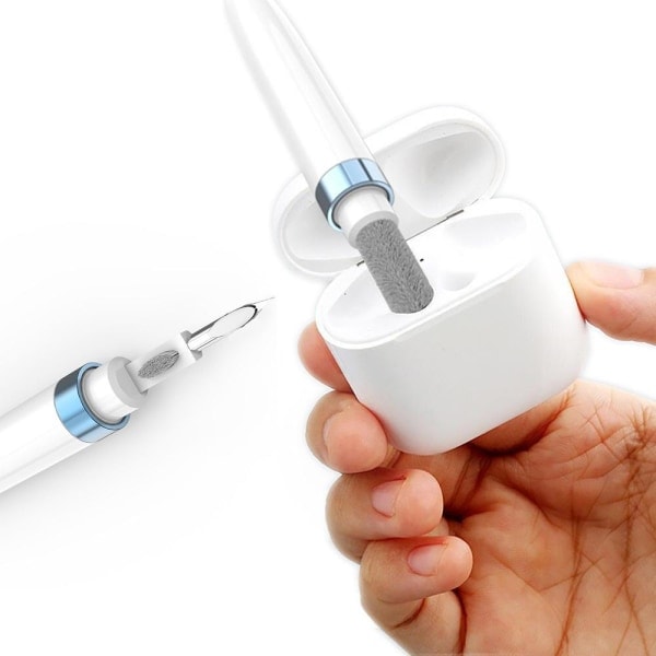 Rengöringspenna - Rengör Airpods & hörlurar Vit