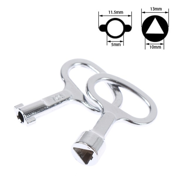 2 stk panelnøkkel Universal Triangle/Socket Elektrisk skap