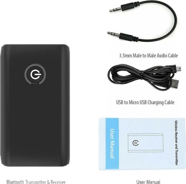 Bluetooth-lähetin ja -vastaanotin 2-in-1 langaton sovitin