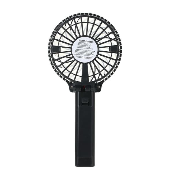 Bærbar USB-vifte med 1 batteri, oppladbar, ventilasjon