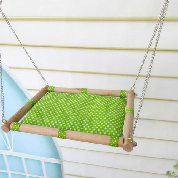 Hammock för Hamster, Säng för Marsvin, Träram som Kan Tas Bort