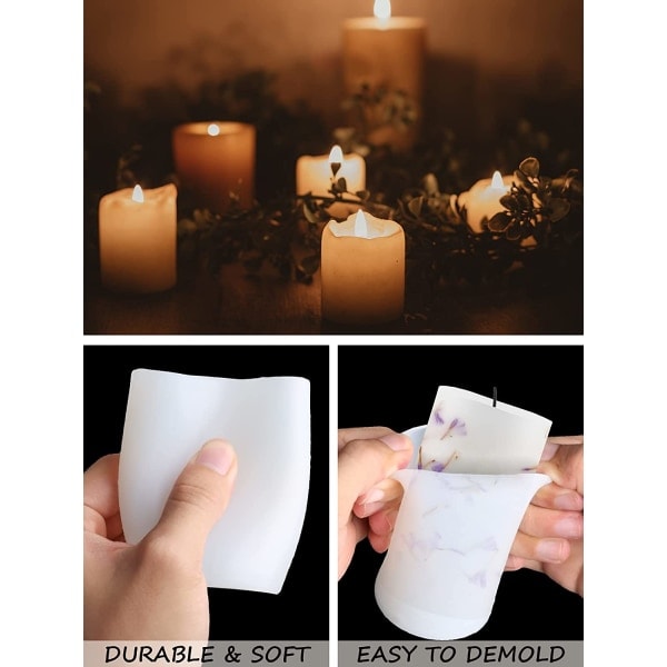 st. Formar för cylindriska ljus
