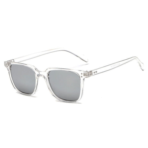 Firkant transparente solbriller Speilglass transparent