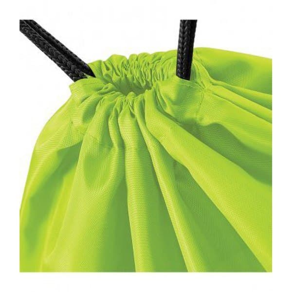 BagBase Budget Vandafvisende Sport Gymsac Snørepose (11 Lime One Size Lime