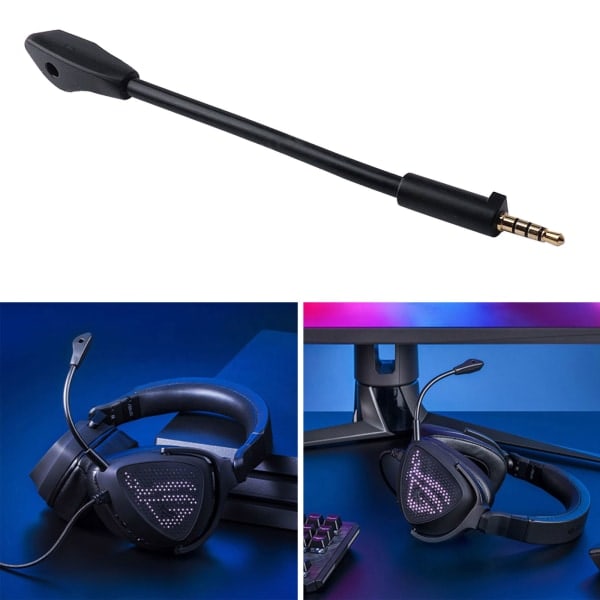 3,5 mm stik-interface mikrofonhovedtelefon HiFi mikrofon reparation reservedel til ROG for Delta RGB gaming headset