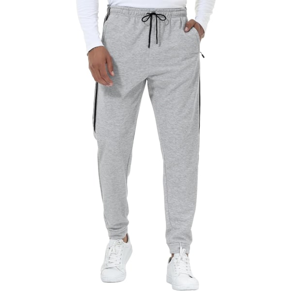 Lysegrå joggingbukser til mænd Træningsbukser /XL Light grey XL