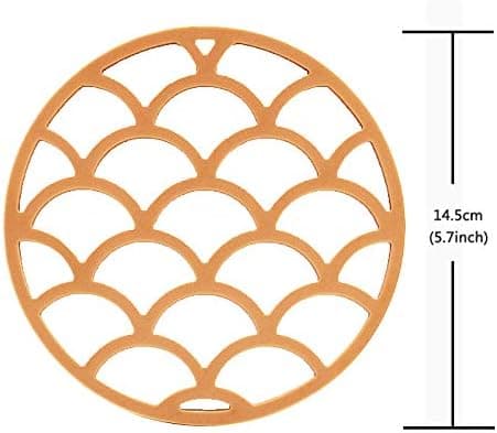 Silikonunderlägg Värmebeständiga Halksäkra Köksunderlägg (4-pack)