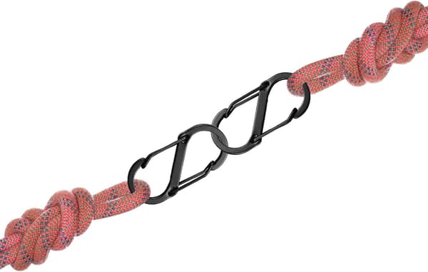 10 st S-formade Karabinkarbinhakar, 2 Öppna Fjäderkrokar