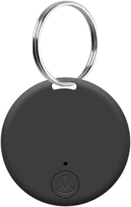 Mini GPS Tracker Trådløs Bluetooth 5.0 Anti-Tab Enhed Smart Locator Kæledyrs Nøglepung Tracker med Nøglering Sort