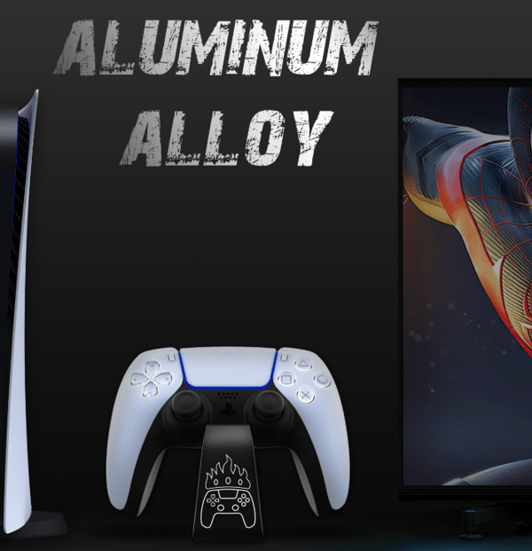 AMVR universell spillholder for gamekontrollere for PS3/PS4/ PS5/ Xbox/ Beton/ NVIDIA Hardware displaystativ silver