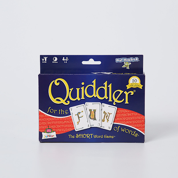 Det ultimative korte ordspil Wordplay Adventure kortspil Lærende familiespil Festlig sjov Underholdning.