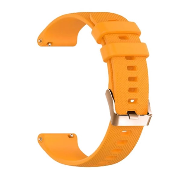 18mm 20mm klokkearmbånd for Garmin Smart Watch, erstatningsarmbånd Orange 18mm Width