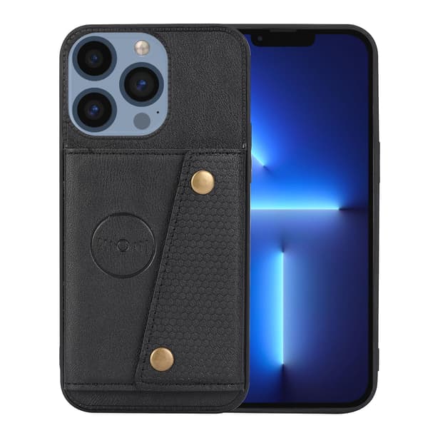 Telefondeksel med dobbel spenne for iPhone 15 Pro