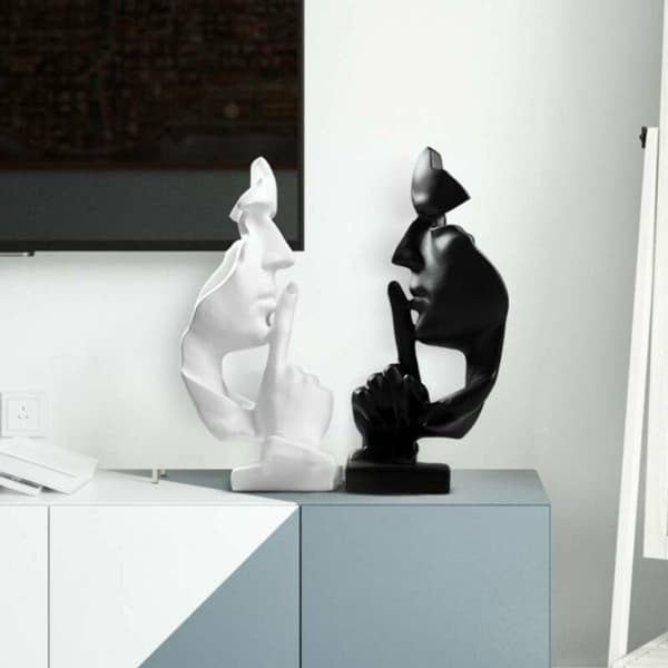 2-pack Figurinskulptur Dekoration Statyer Present