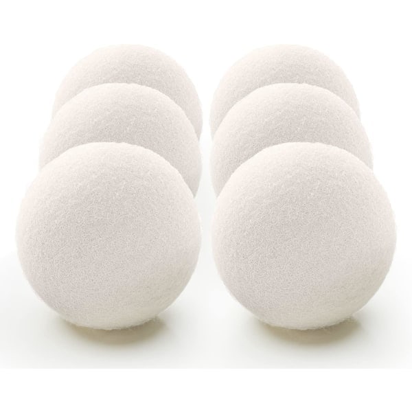 Torktumlare bollar, ullbollar tvätt, återanvändbara torktumlare bollar 6pc-7cm 6pc-7cm