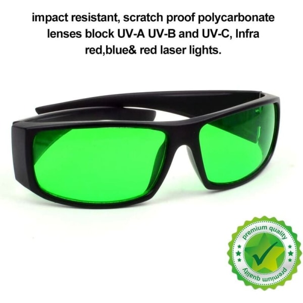 Beskyttelsesbriller til eksponering af lommelygter vit