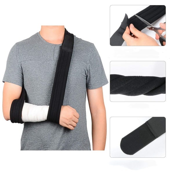 Arm sling, armrest strap reduces shoulder pressure Breathable too