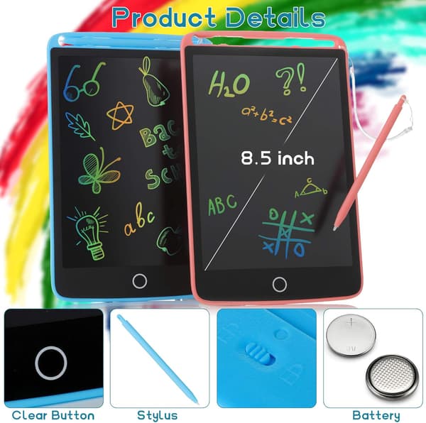 2 Pak LCD Skrivetablet Skærm Tegnetablet