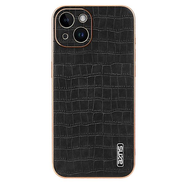 Krokodille tekstur PU+TPU støtsikkert telefondeksel for iPhone 14 Plus