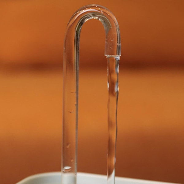 1,5L Automatisk katt- och hundvattenfontän Vattendispenser Husdjursdricksskål Ny transparent Transparent