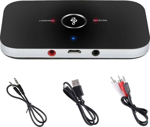 2-i-1 Bluetooth-sender og -mottaker Trådløs lyd sender