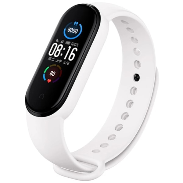 3 kpl rannekkeita Mi Band 7 6 5 4 3 -rannekkeelle, Xiaomi Mi Band -ranneke, silikoninen urheiluranneke, älykellolisävarusteet, valkoinen 3 kpl Mi band 4 white 3PCS Mi band 4