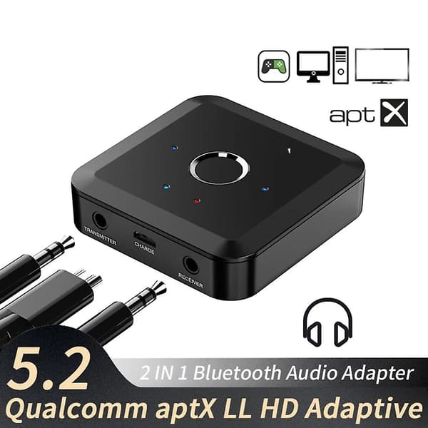 Mini 2-in-1 Bluetooth-sovitin Kannettava langaton vastaanotin