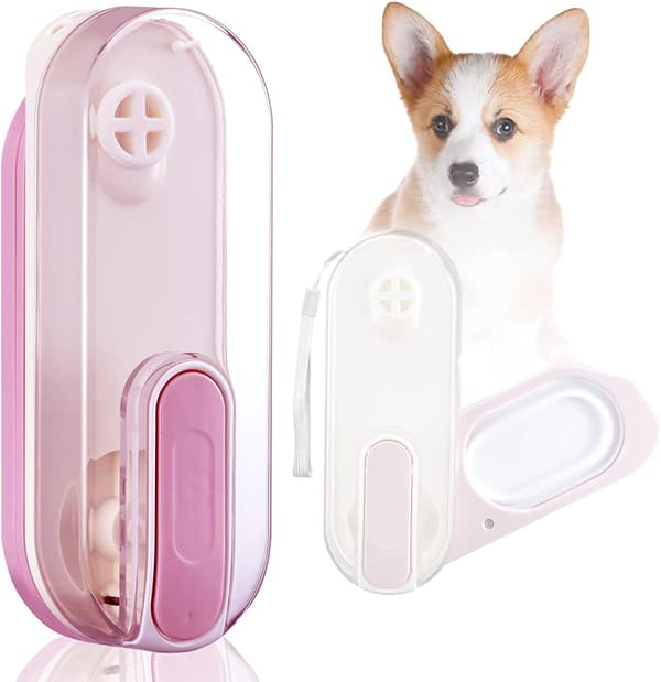 Foldbar Drikkekop til Kæledyr (pink)