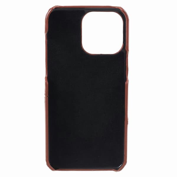 iPhone 15 Pro PU-nahka + PC-puhelinkotelo kahdella korttipaikalla