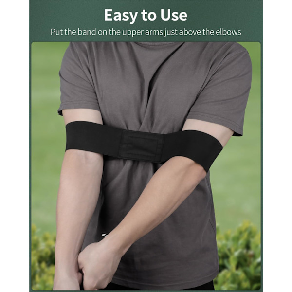 Golf Swing Armband Trainer, Swing Training Aid, Posture Correction Belt for Golfer Beginners